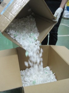 安心・安全　高品質の商品管理：梱包・発送