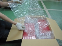安心・安全　高品質の商品管理：梱包・発送